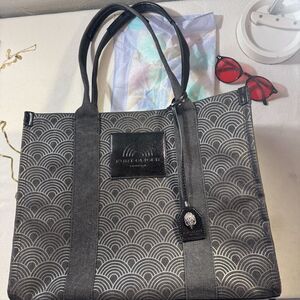 Kurt Geiger London Seigaiha Pattern Tote Bag